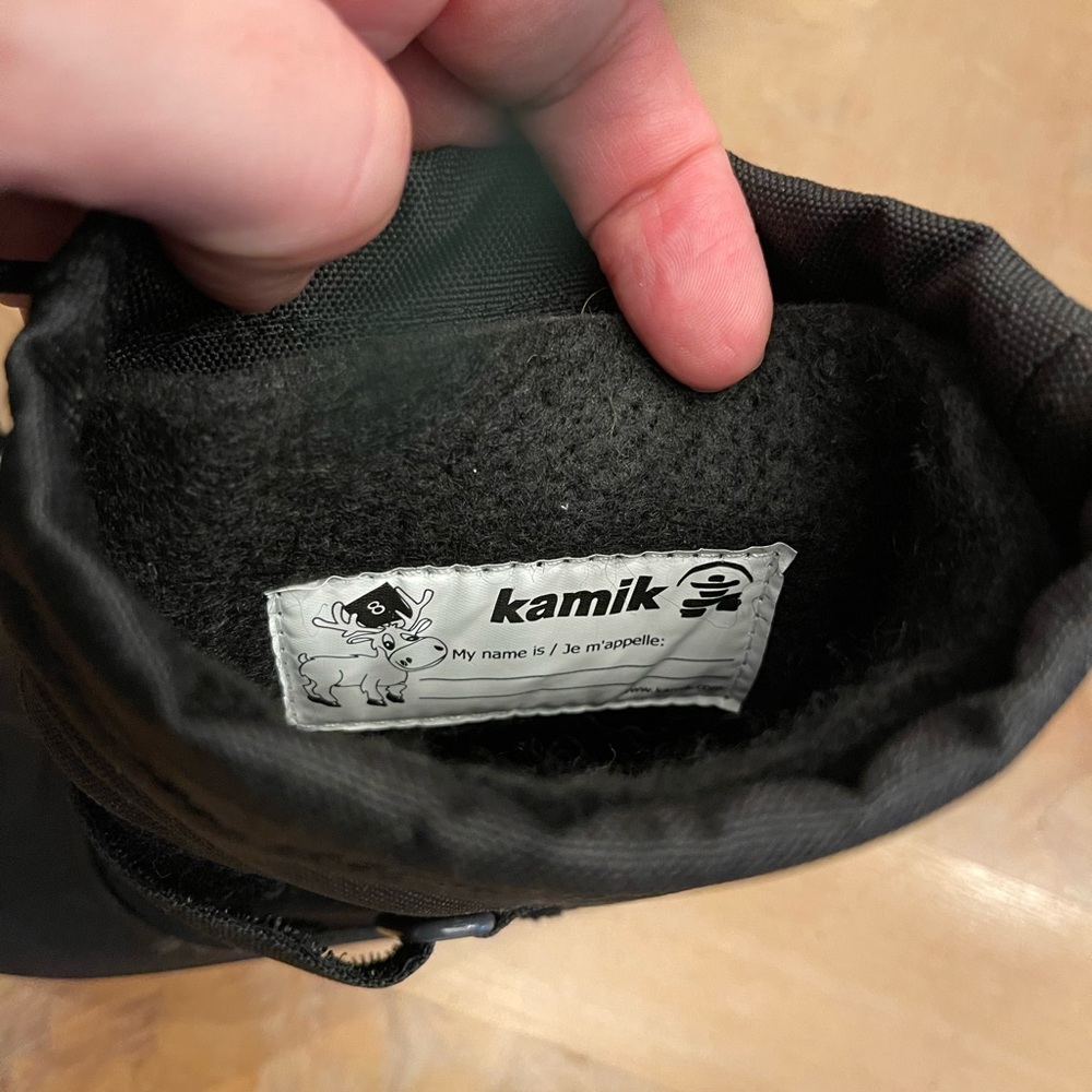 Kamik Kids Black Snow Boots